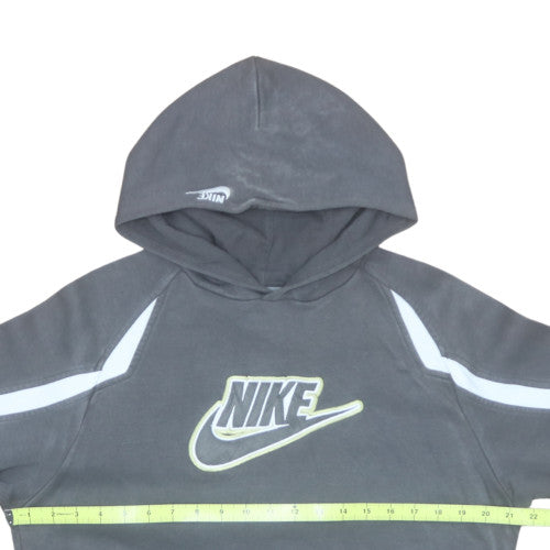 Nike Boys Grey XL Pullover Hoodie Sweatshirt with Logo Detail