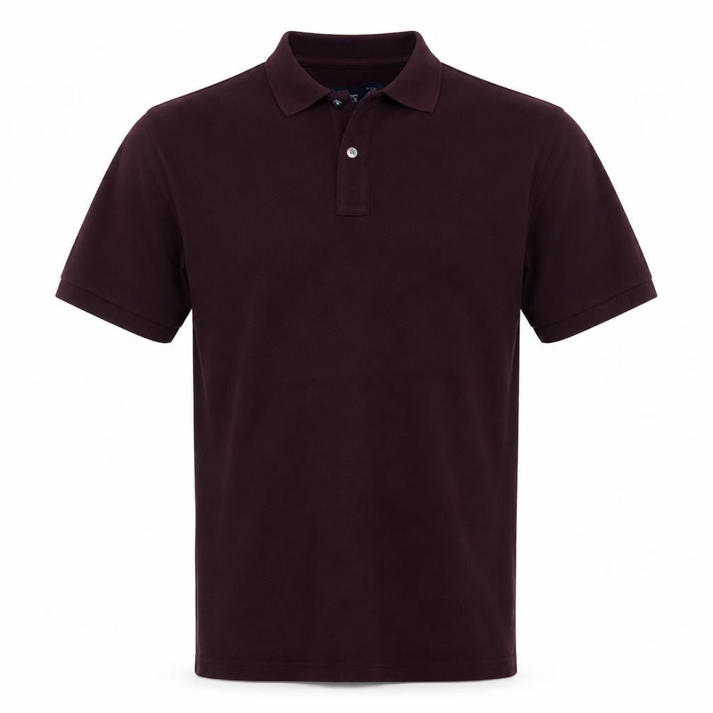 Chaps Men's Brown XL Slim Fit Short Sleeve Polo Shirt