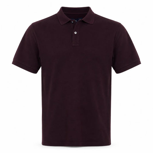 Chaps Men's Brown XL Slim Fit Short Sleeve Polo Shirt