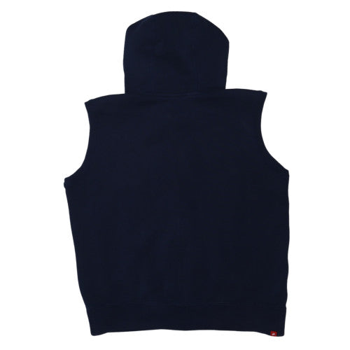 Nike Men's Blue Sleeveless Full Zip Hoodie Vest XL