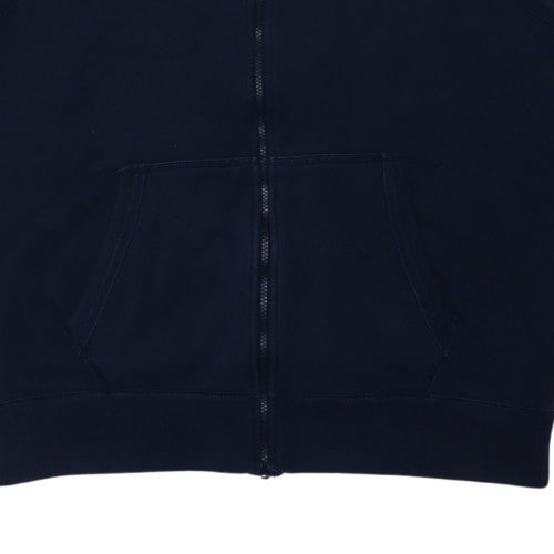 Nike Men's Blue Sleeveless Full Zip Hoodie Vest XL