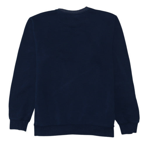 Adidas Men's Blue Crew Neck Pullover Sweatshirt L Regular Fit