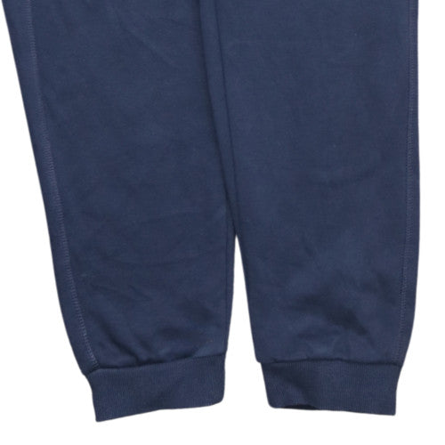 Umbro Men's Blue Jogger Sweatpants L Fleece Tapered Activewear