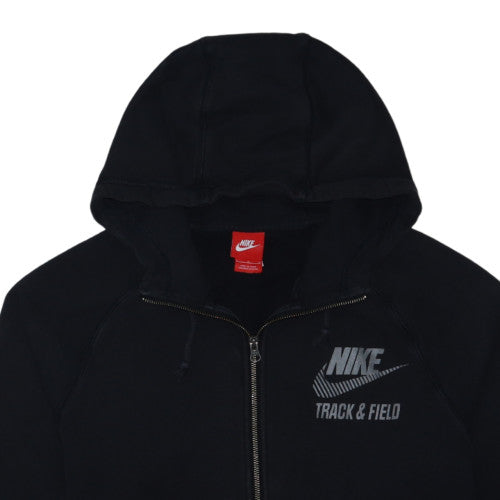 Nike Men's Black Full Zip Hoodie Track & Field Size L