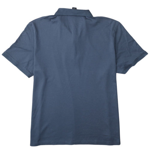 Calvin Klein Men's Blue 2XL Cotton Short Sleeve Polo Shirt