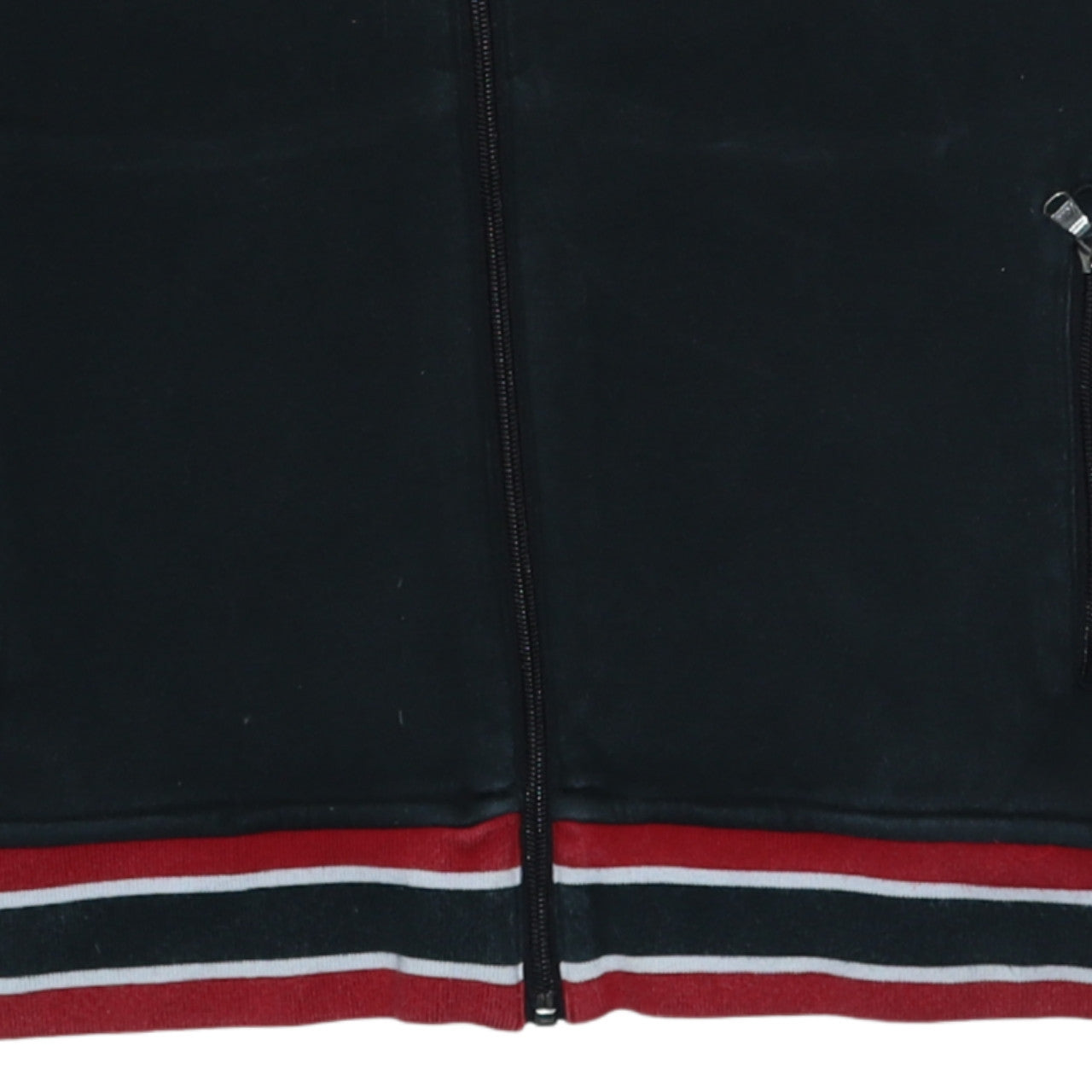 Ralph Lauren Men’s Black Varsity Track Jacket Size L Cotton Zip Up