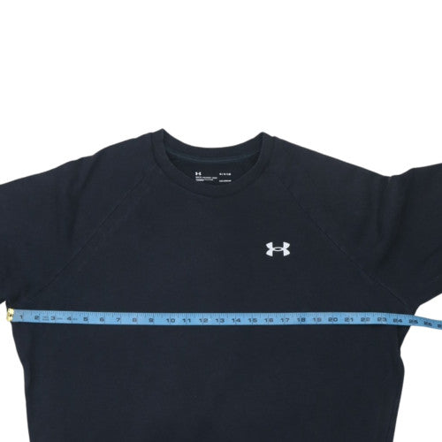 Under Armour Men's Black Crew Neck ColdGear Fleece Sweatshirt L