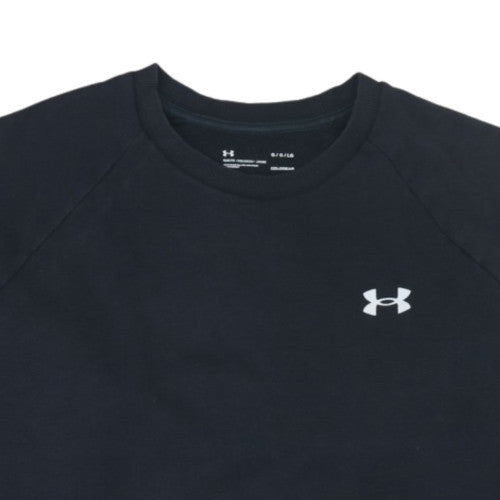 Under Armour Men's Black Crew Neck ColdGear Fleece Sweatshirt L