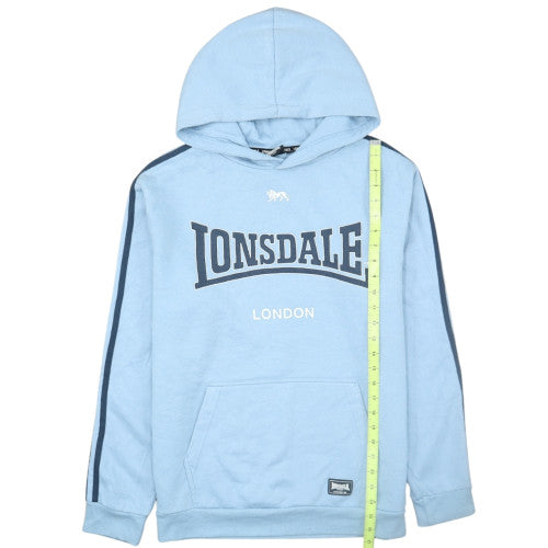 Lonsdale Men's Blue Pullover Hoodie Size M Sports Fleece Sweatshirt