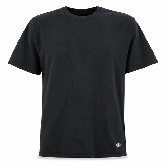 Champion Men's Black XLT Crew Neck Cotton Jersey T-Shirt