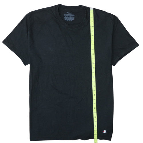 Champion Men's Black XLT Crew Neck Cotton Jersey T-Shirt