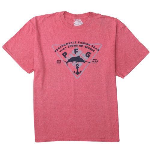 Columbia Men’s Red PFG Graphic Short Sleeve Cotton T-Shirt XL