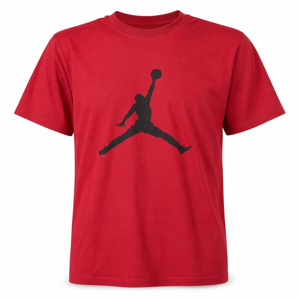 Jordan Men's Red Graphic Short Sleeve Crew Neck T-Shirt Size M