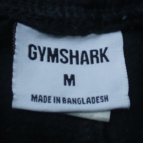 Gymshark Men Black Jogger Trousers M Regular Fit Fleece Activewear