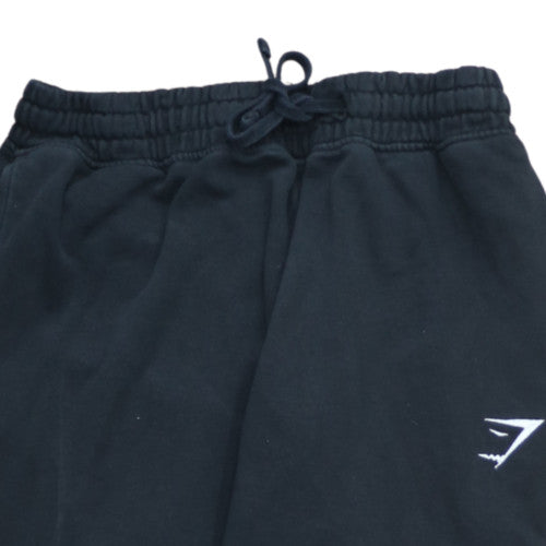 Gymshark Men Black Jogger Trousers M Regular Fit Fleece Activewear