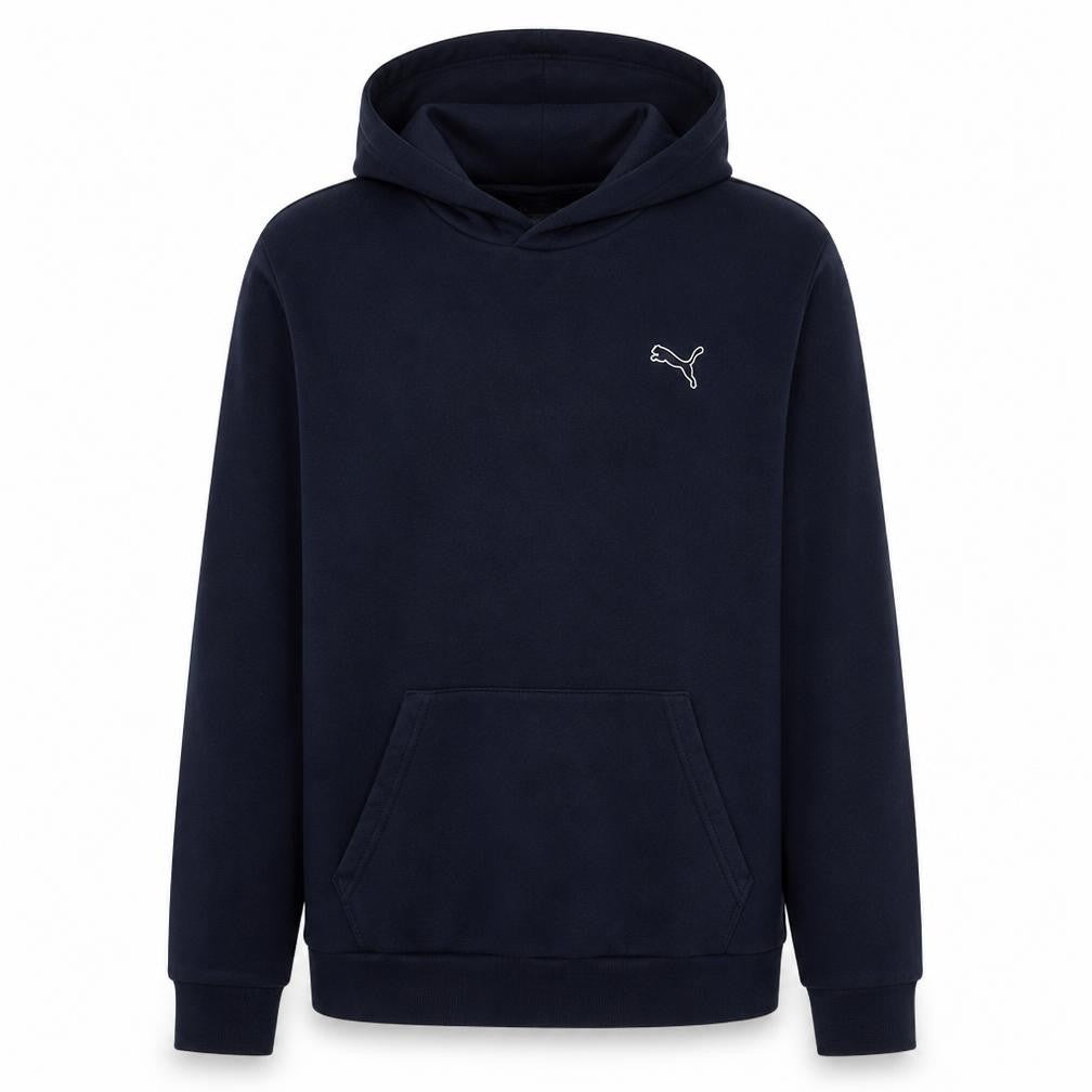 Puma Men’s Blue Pullover Hoodie L Regular Fit Fleece Sweatshirt