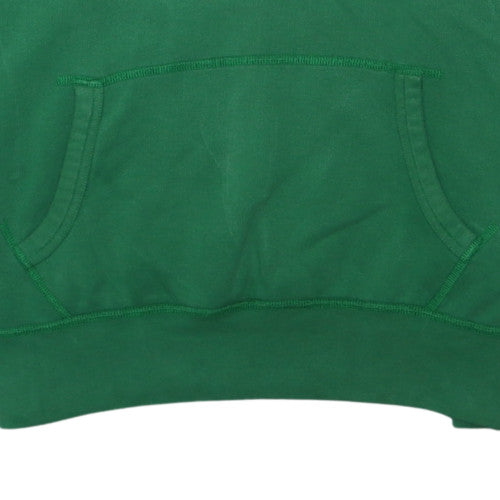 Polo Ralph Lauren Men's Green Pullover Hoodie Size L Cotton Blend