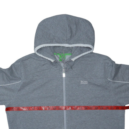 Hugo Boss Men's Grey Full Zip Hoodie XL