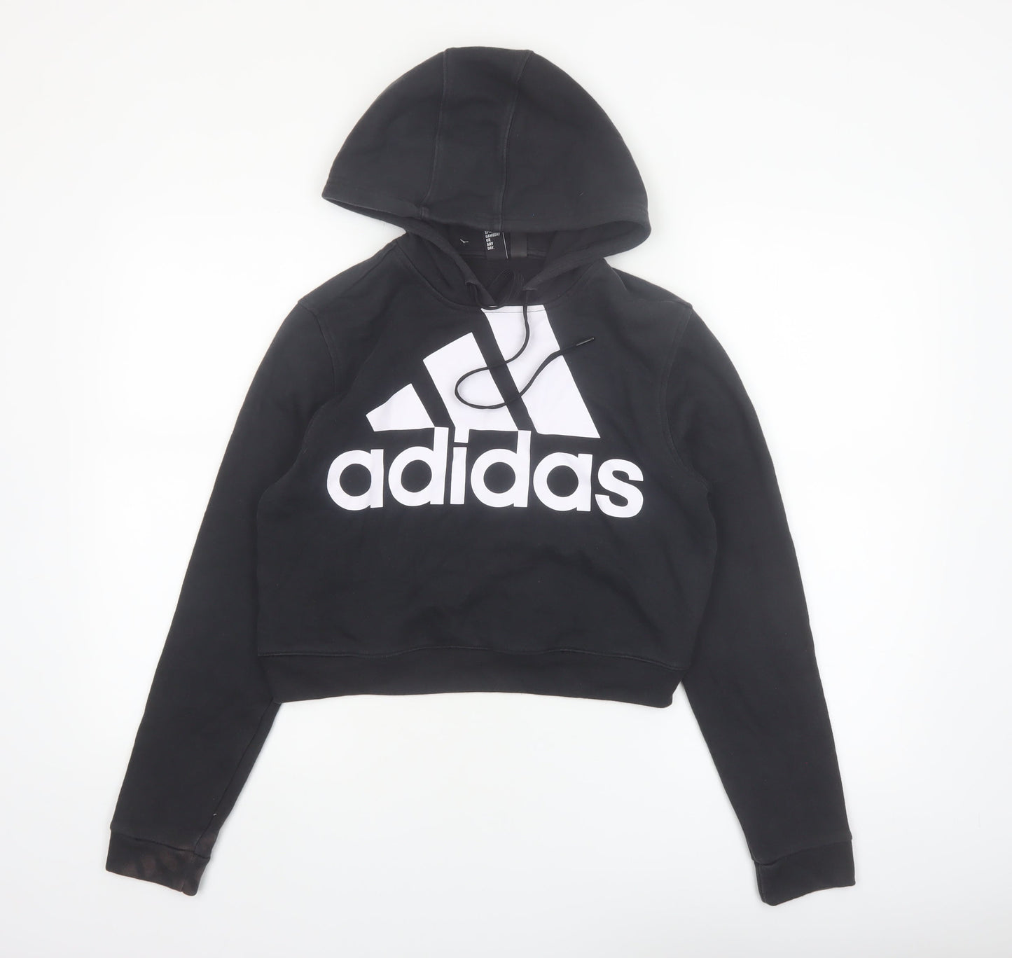 Adidas Women’s Black Pullover Hoodie Size M Regular Fit Logo