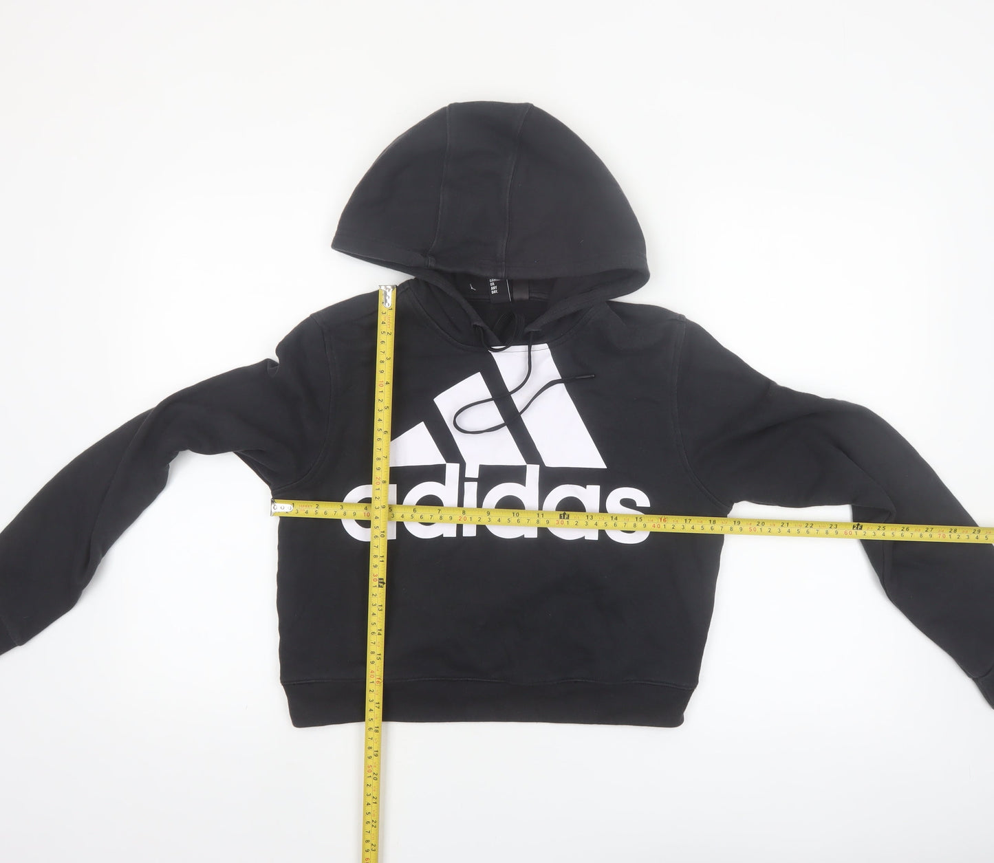 Adidas Women’s Black Pullover Hoodie Size M Regular Fit Logo