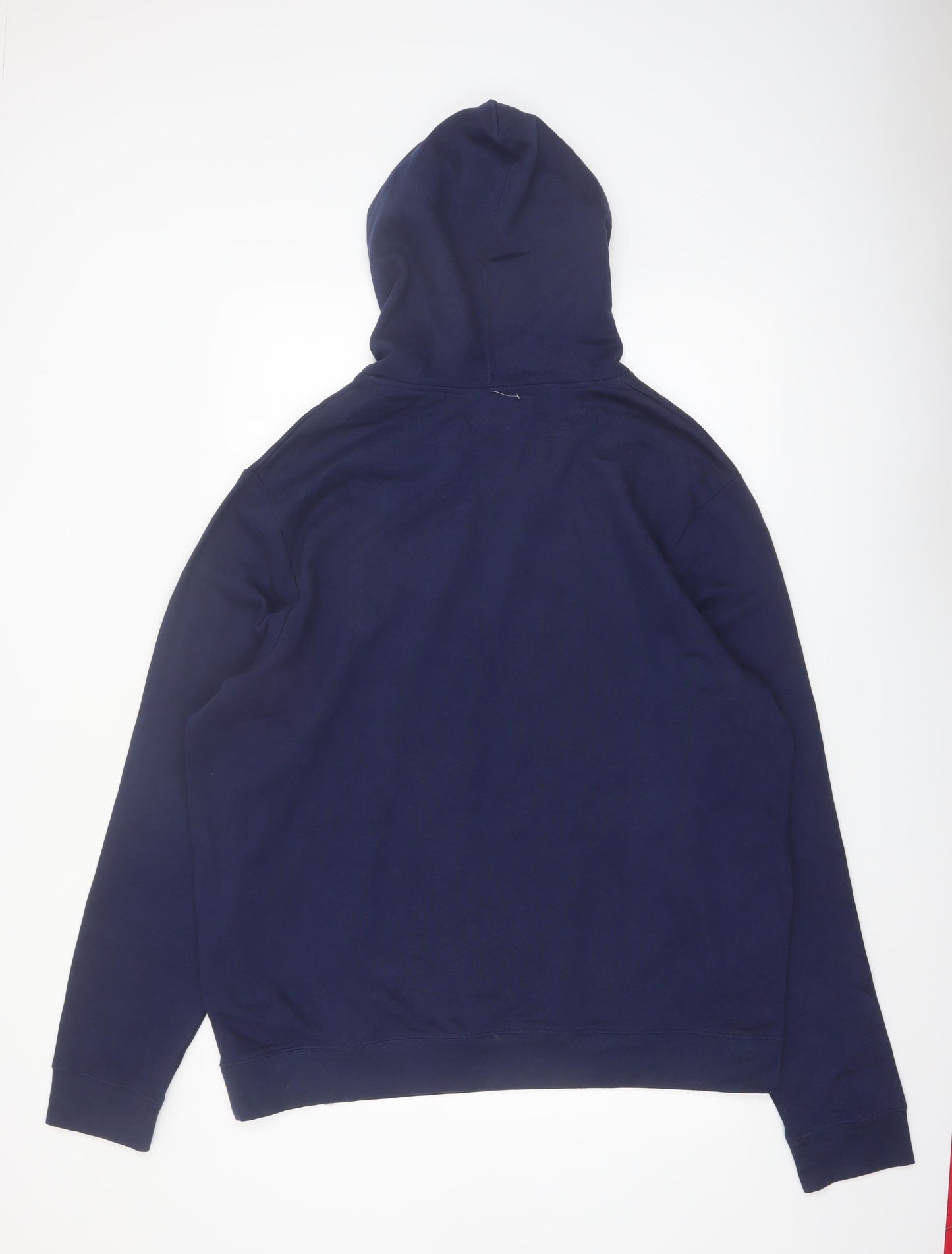 NFL Team Apparel Men's Blue XL Pullover Hoodie Super Bowl Champions