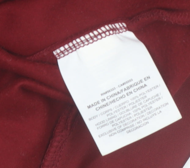 Nike Men's Red Dri-Fit Pullover Hoodie Size S Sportswear