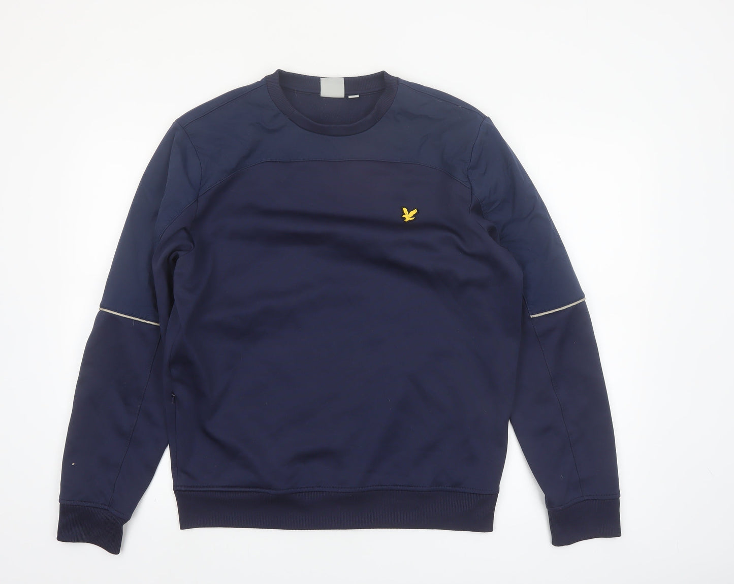 Lyle & Scott Men’s Blue Crew Neck Pullover Sweatshirt M Sports Style