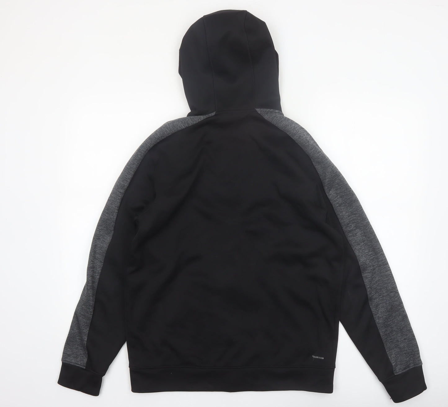 Adidas Men’s Black Full Zip Hoodie Size M Regular Fit Sportswear