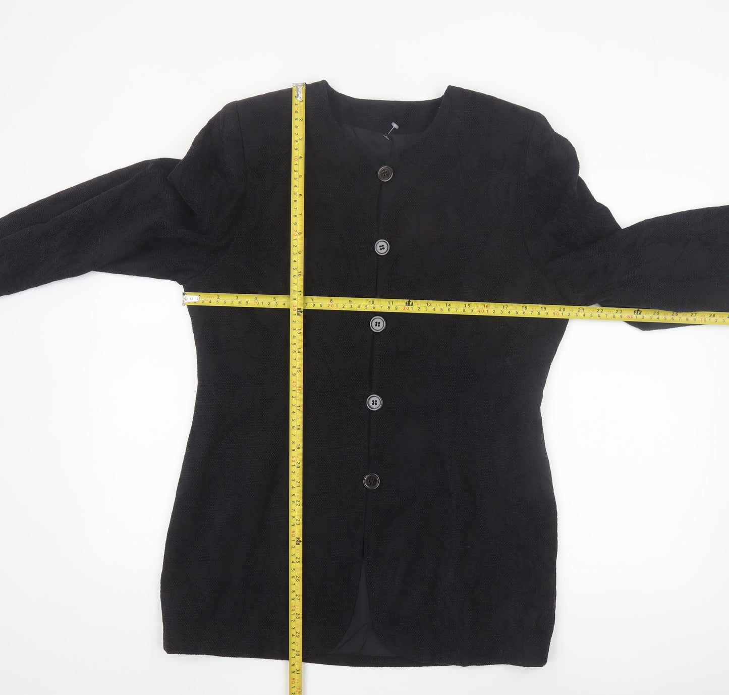 Marks and Spencer Women’s Black Classic Long Sleeve Mid-Length Coat Size 16