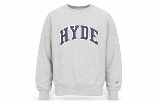 Champion Men's Grey Small Reverse Weave Crew Neck Sweatshirt