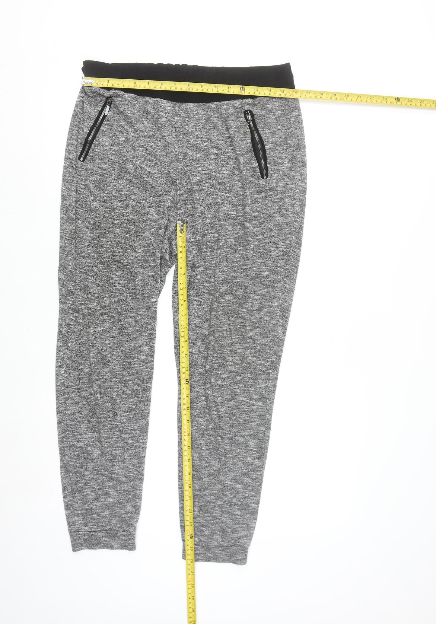 Marks and Spencer Womens Grey Size 14 Jogger Trousers