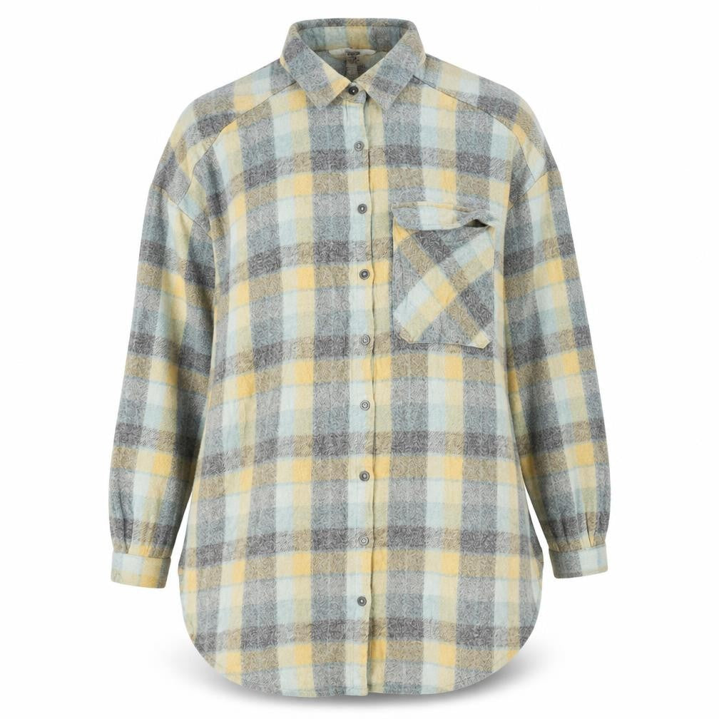Next Women’s Multicoloured Flannel Check Tunic Shirt Size 12