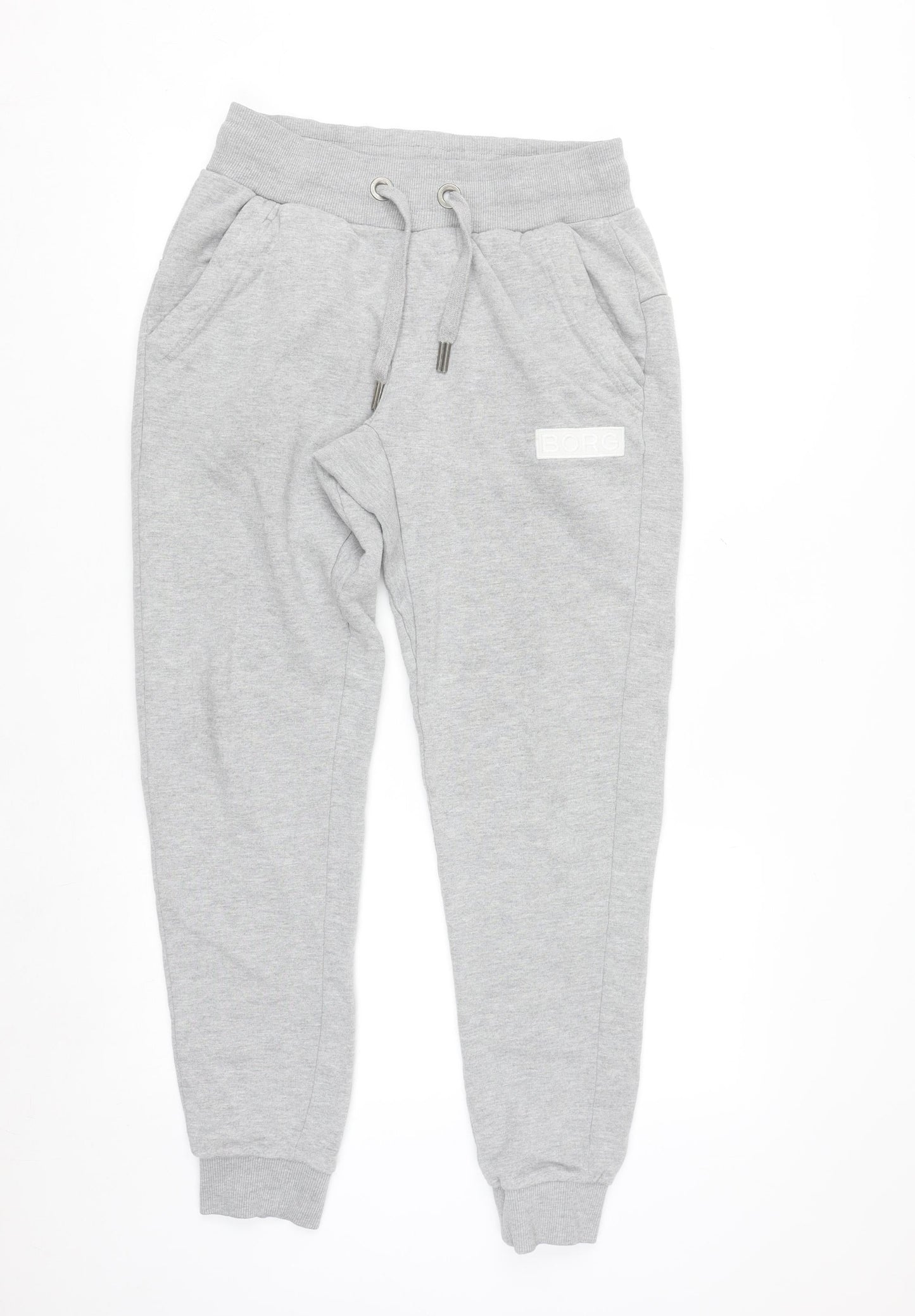 Björn Borg Men's Grey Jogger Sweatpants S Regular Fit Tapered