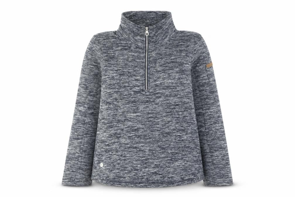 Regatta Great Outdoors Women's Grey 1/2 Zip Fleece Pullover Size 14