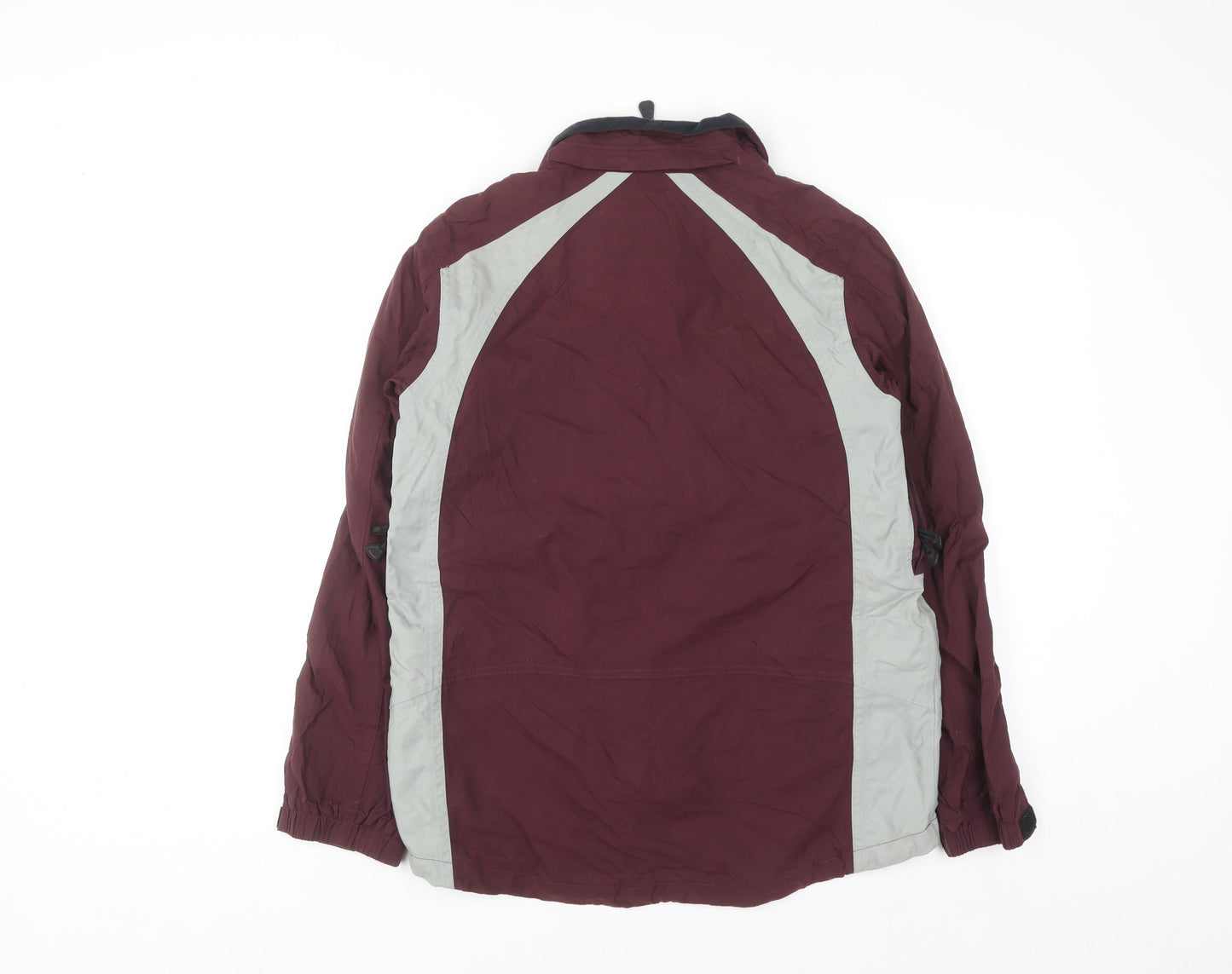 Eddie Bauer EBTEK Women’s Burgundy Ski Jacket S Waterproof Hooded