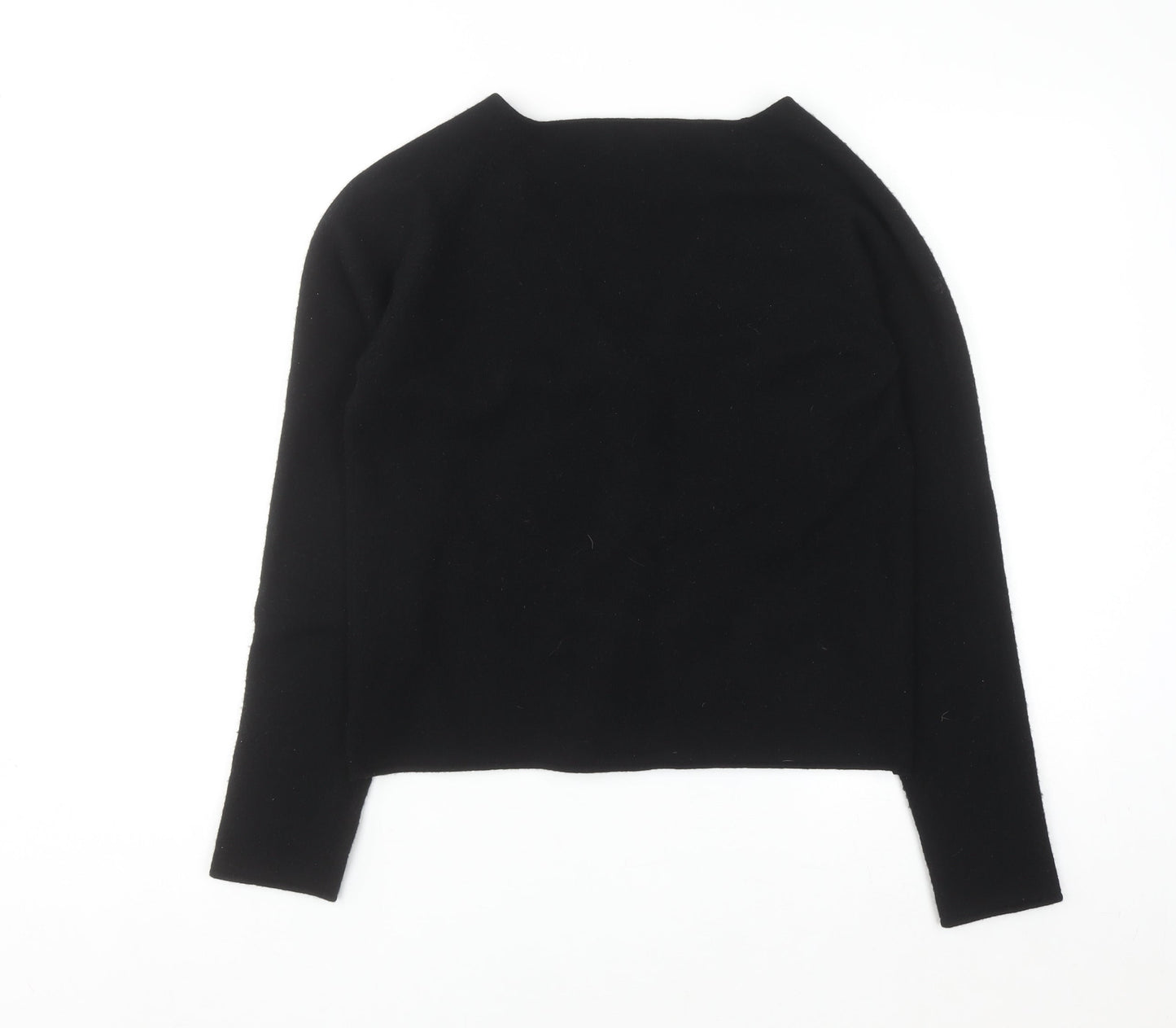Ted Baker Womens Black Cashmere Blend V-Neck Cardigan Size 14