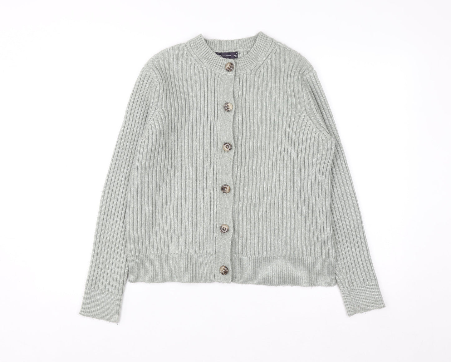 Marks and Spencer Women’s Grey Knit Button Cardigan M