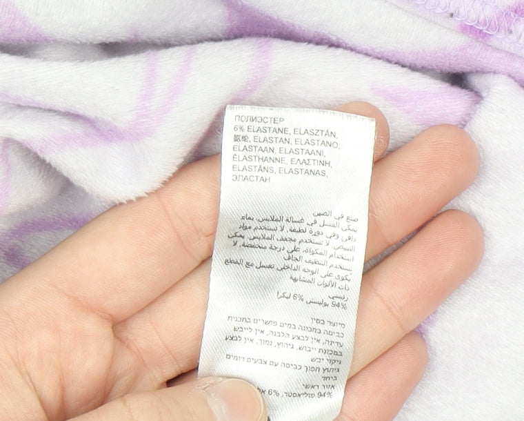 Disney Mickey & Friends Lilac Hooded Fleece Women's Nightshirt Size 20/34