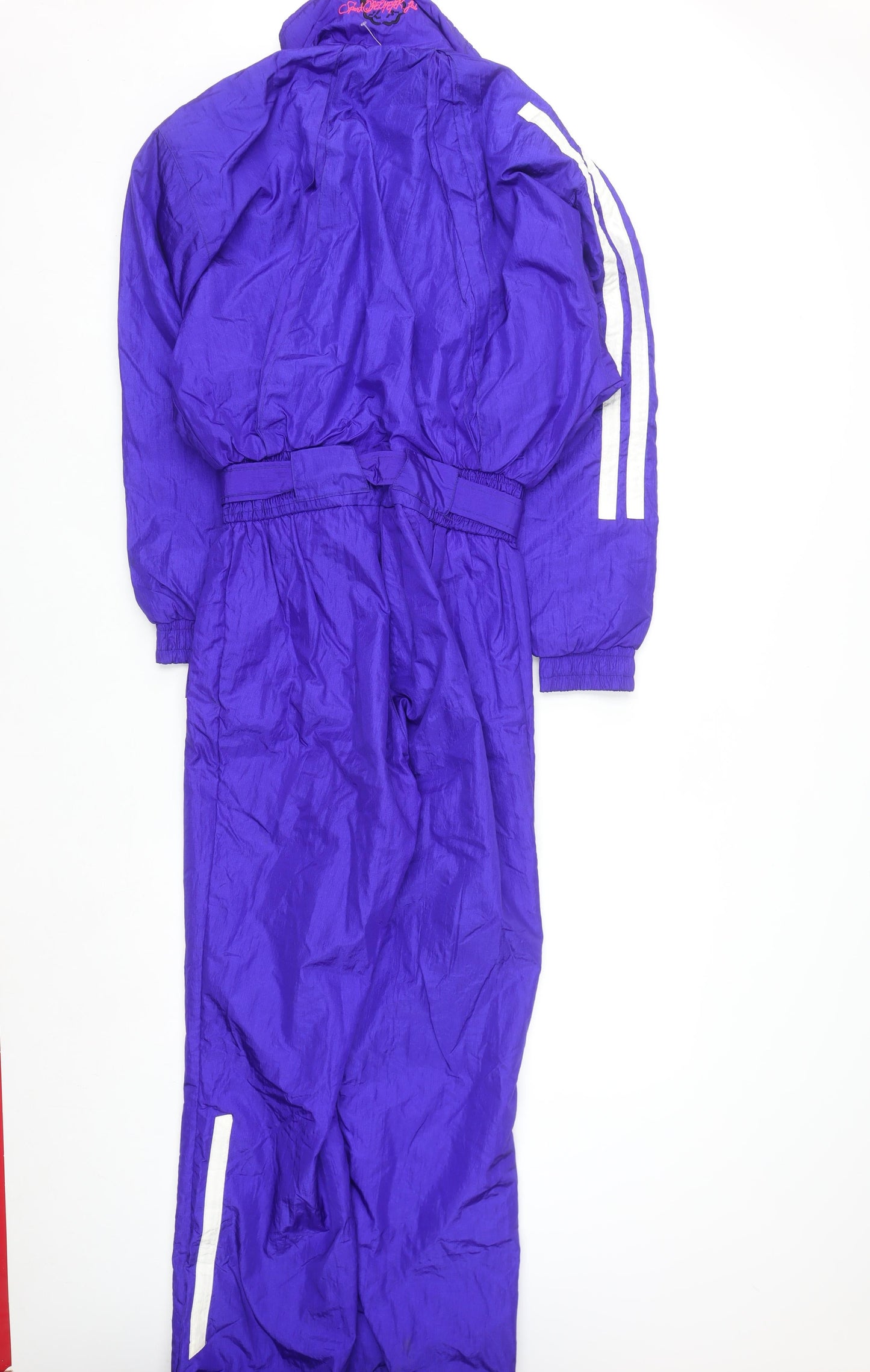 Obermeyer Women’s Purple Ski Jacket Suit Size 10 Belted Insulated