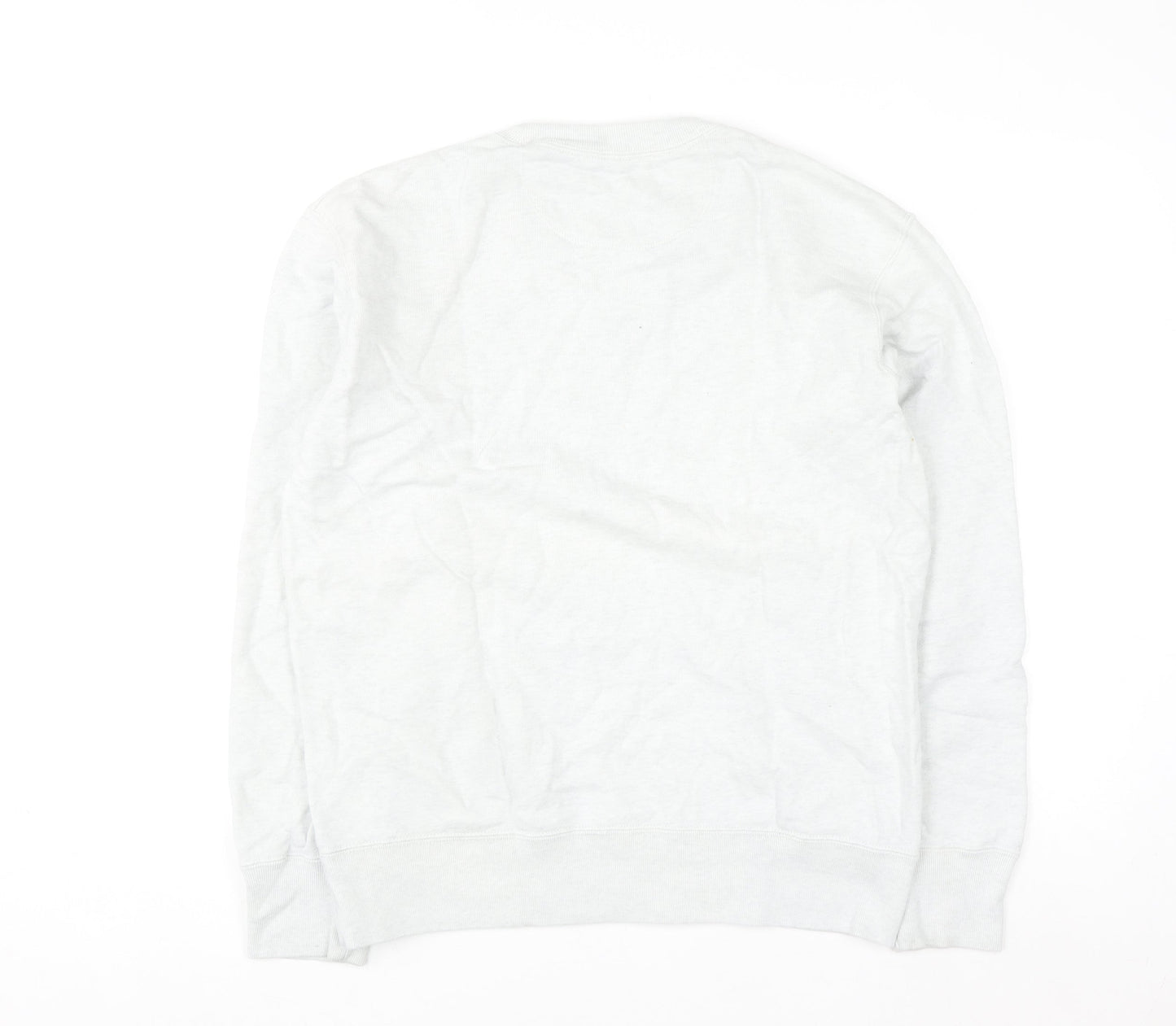 Uniqlo Men's White M Crew Neck Pullover Sweatshirt