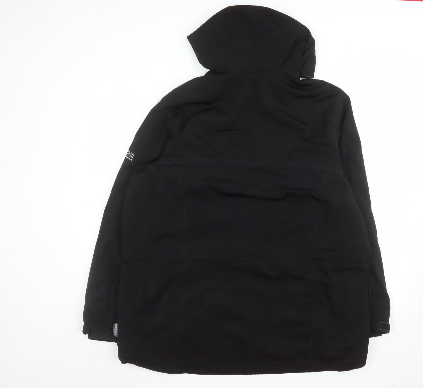 Pacific Trail Women's Black XL Hooded Softshell Parka Jacket