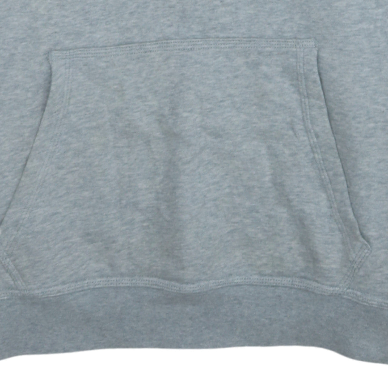 Nike Men's Grey Pullover Hoodie L Regular Fit Fleece Logo