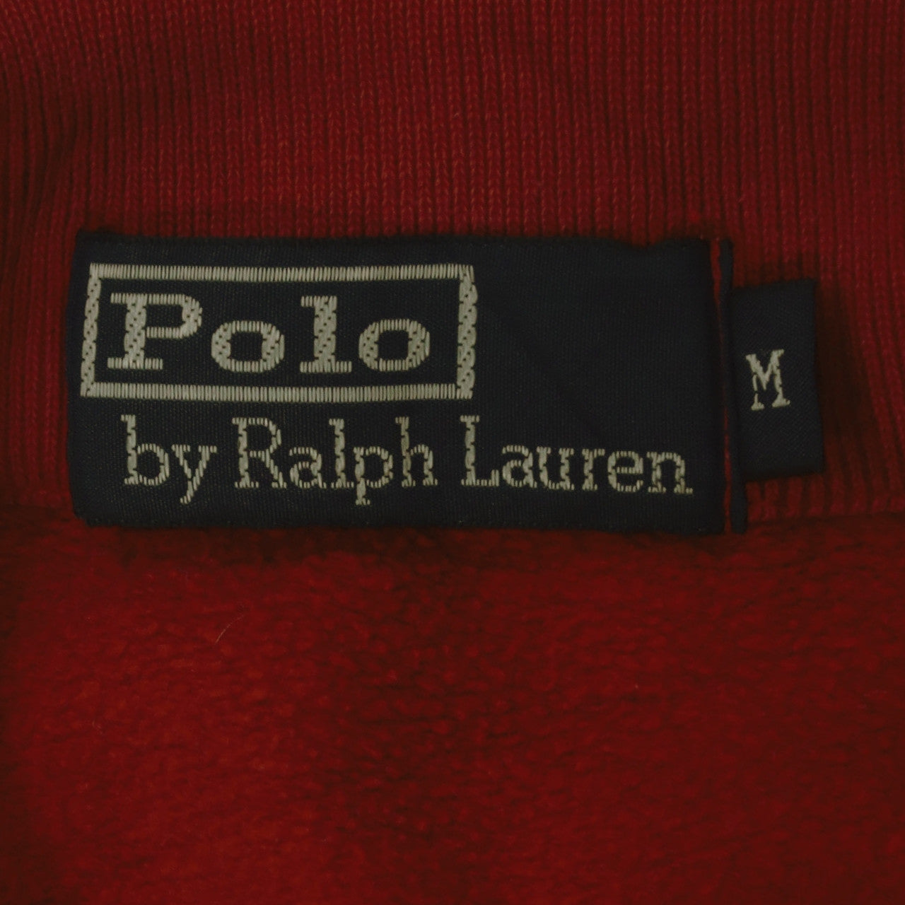 Polo Ralph Lauren Men's Red Full Zip Cotton Sweatshirt M