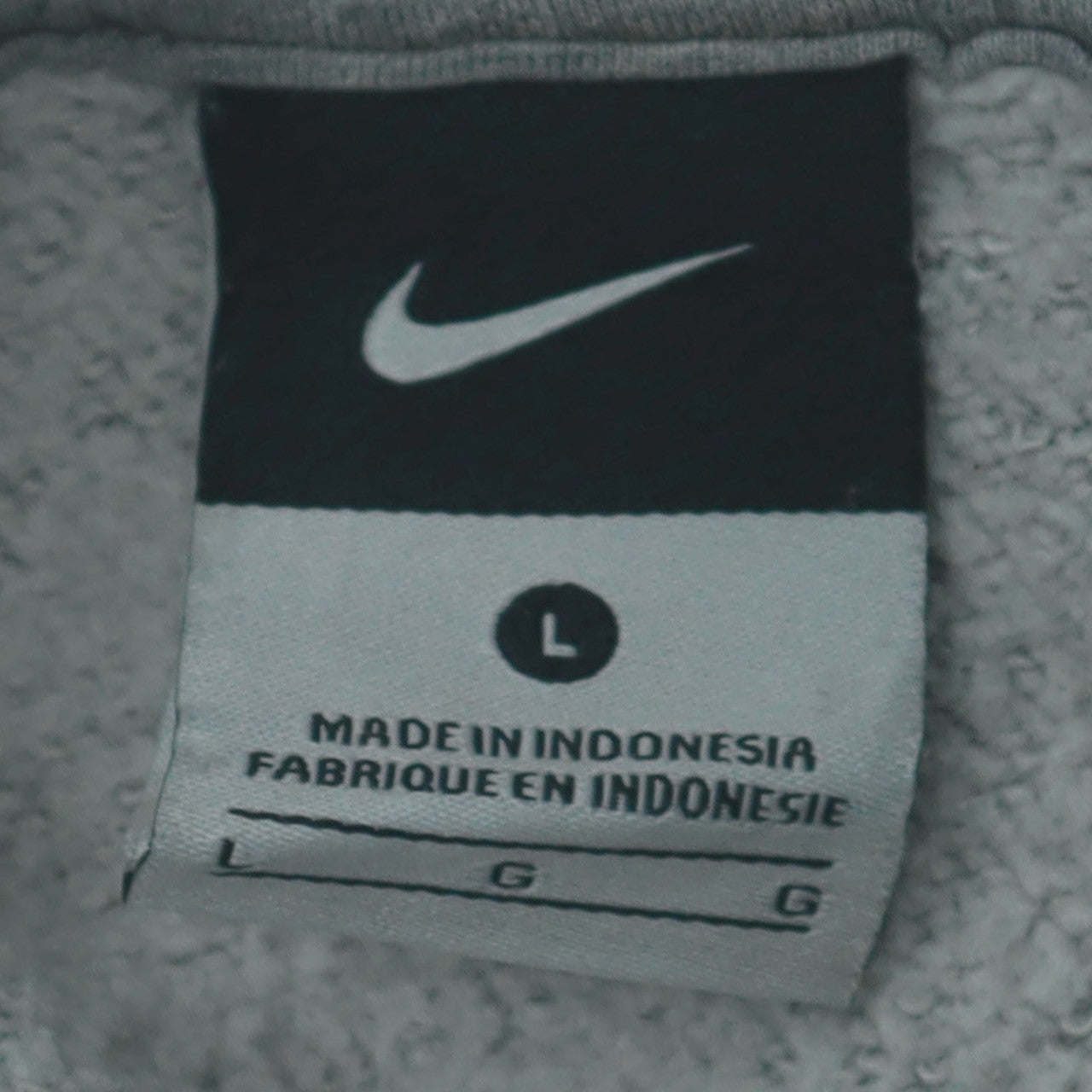 Nike Men's Grey L Regular Fit Pullover Hoodie Basic Jacket