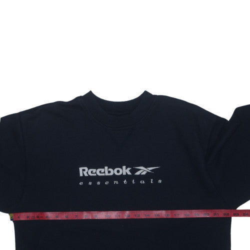 Reebok Essentials Women's Black Size 14 Pullover Sweatshirt