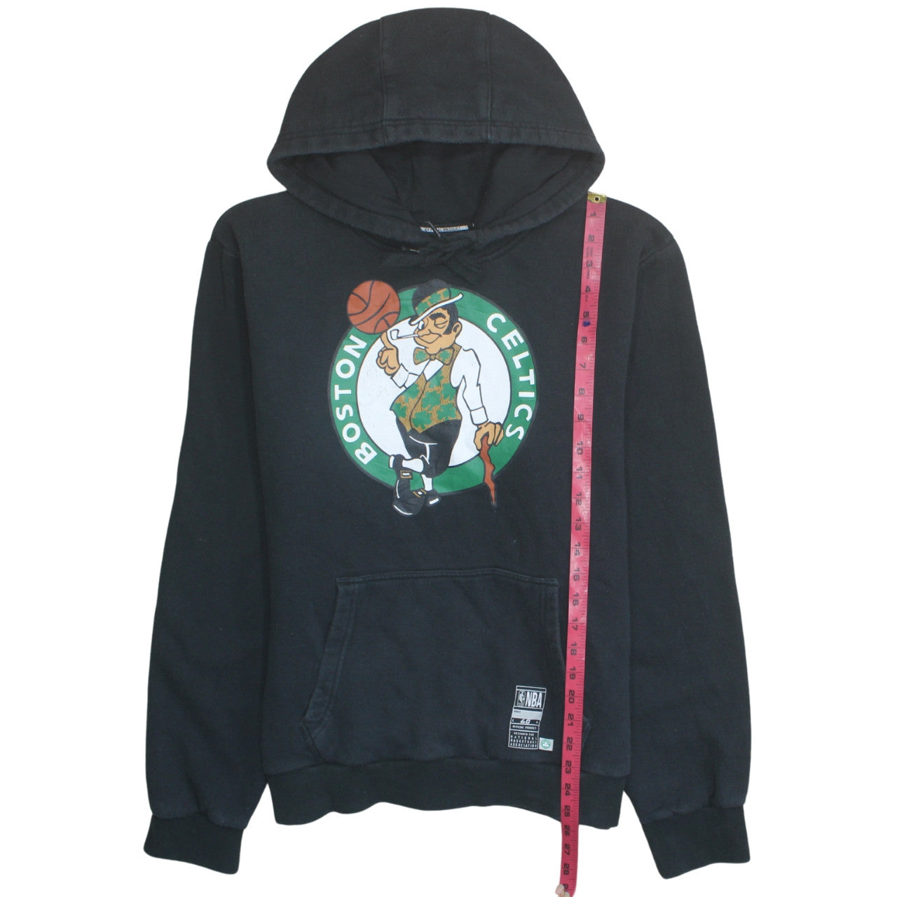 NBA Mens Black Boston Celtics Pullover Hoodie Size L