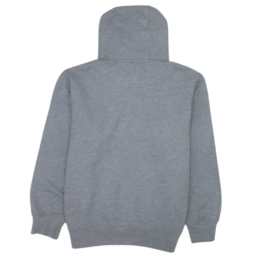 Canterbury Mens Grey Pullover Hoodie L Rugby Sports Logo Fleece