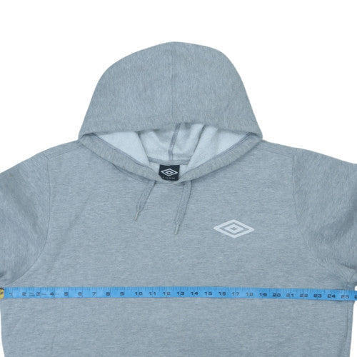 Umbro Men's Grey 2XL Pullover Hoodie Logo Sportswear