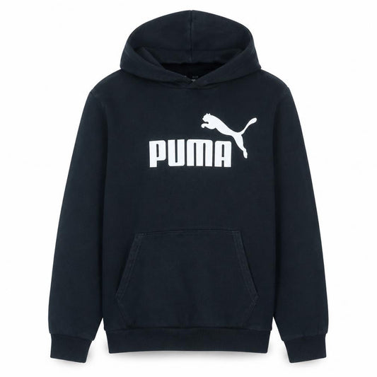 Puma Men's Black Pullover Hoodie M Sports Fleece Sweatshirt