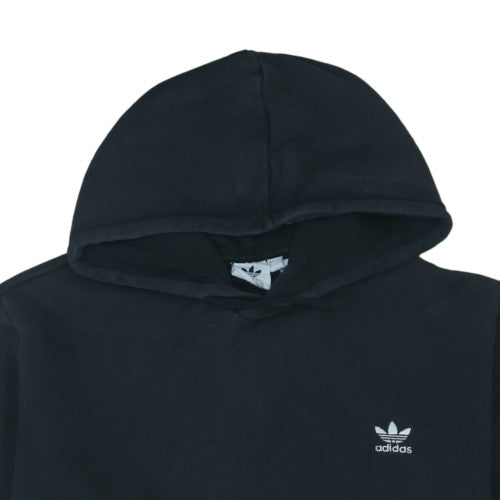 Adidas Mens Black Pullover Hoodie 2XL Regular Fit Fleece Sweatshirt
